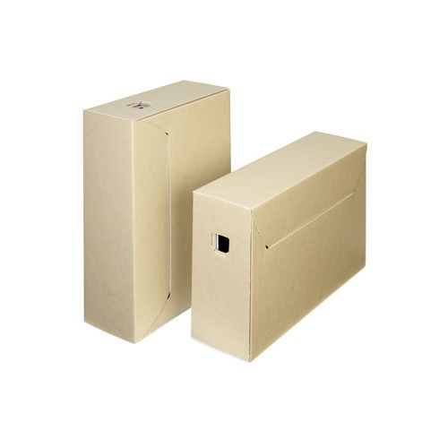 Loeffs Loeff's archiefdoos City Box 30+, ft 390 x 260 x 115 mm, bruin/wit, pak van 50 stuks