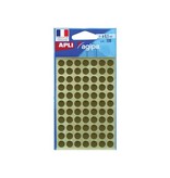 Agipa Agipa ronde etiketten in etui diameter 8 mm, goud, 308 stuks, 77 per blad