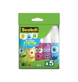 Scotch Scotch lijmstift monster permanent van 5x8g 2 clipstrips