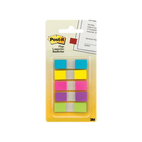 Post-it Post-it index smal geassorteerde kleuren, 3 + 2 tabs gratis