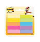 Post-It Notes Markers Post-It notes markers, 50 blaadjes, pak van 10 blokken, geassorteerde kleuren