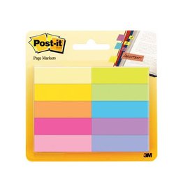 Post-It Notes Markers Post-It notes markers, 50 blaadjes, pak van 10 blokken, geassorteerde kleuren