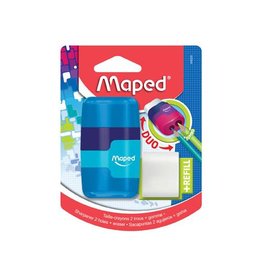 Maped Maped potloodslijper + gom Connect Soft Touch, op blister