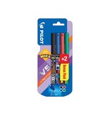 Pilot Pilot roller V-5 Mika blister 2+2st gratis in assorti