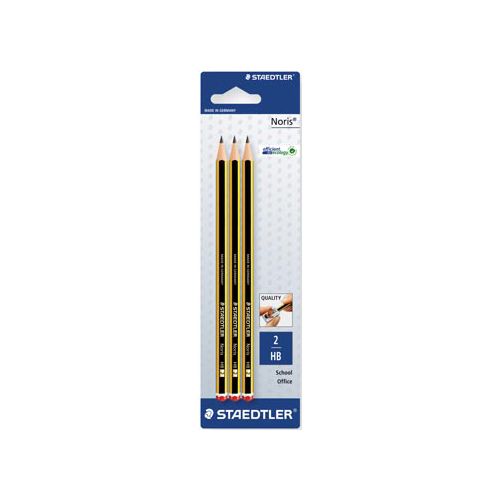 Staedtler Staedtler grafietpotlood Noris HB, blister van 3st