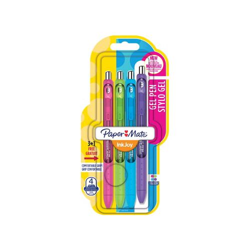 Paper Mate Paper Mate roller InkJoy Gel 3+1 in assorti fun kleuren