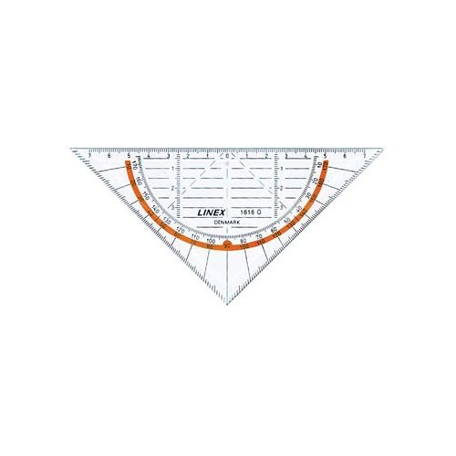 Linex Linex geodriehoek 1616g, 16 cm