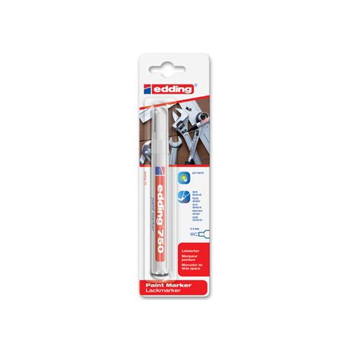 Edding Edding paint marker e-750 wit, op blister