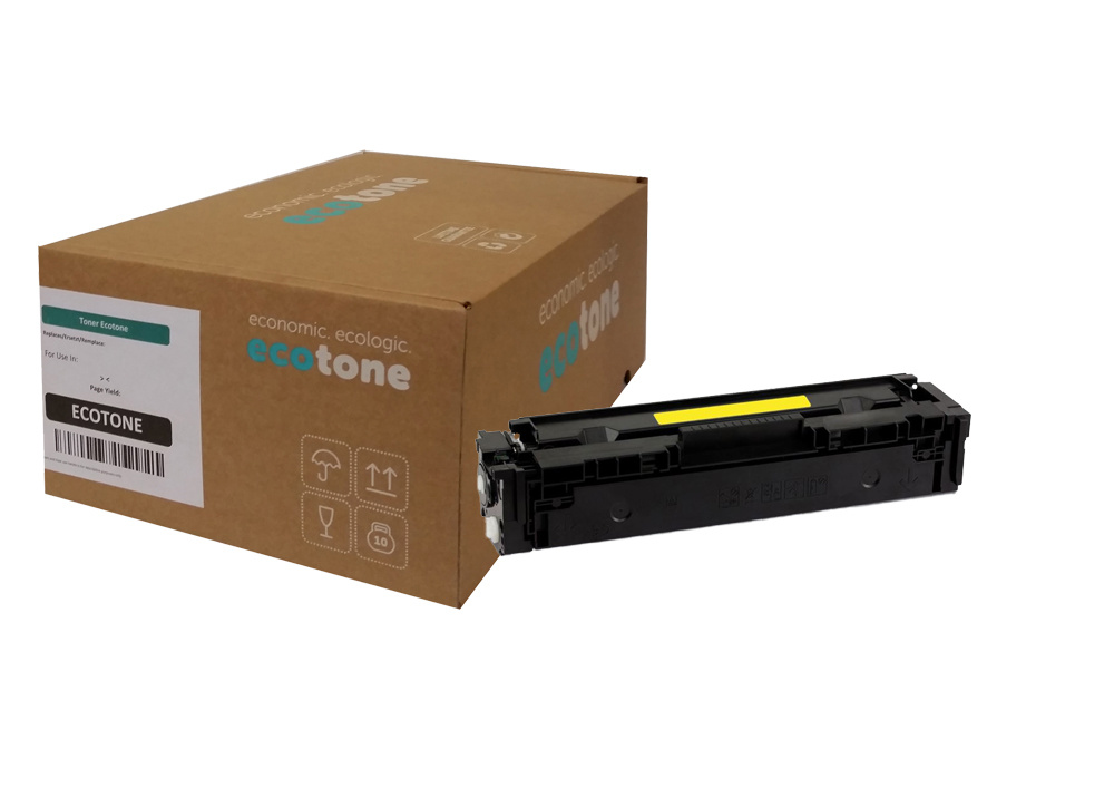 Ecotone Ecotone toner (replaces HP 203A CF542A) yellow 1300p CC