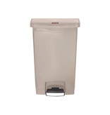 Rubbermaid Slim Jim Step-On-container Front Step beige 50 l