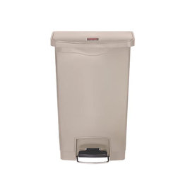 Rubbermaid commercial products Rubbermaid Slim Jim Step-On-container Front Step beige 50 l