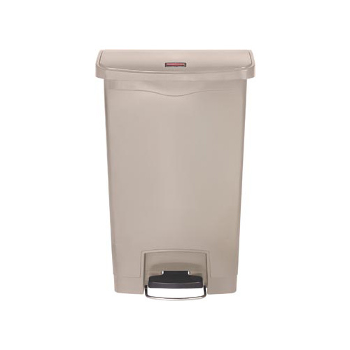 Rubbermaid Slim Jim Step-On-container Front Step beige 50 l