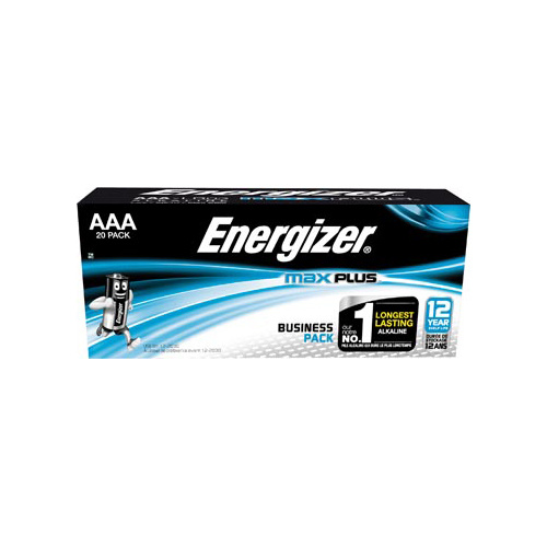 Energizer Energizer batterijen Max Plus AAA, pak van 20 stuks