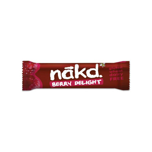 Nakd Nakd Berry Delight, reep van 35 g, pak van 18 stuks