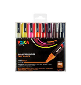 Posca Posca paintmarker PC-5M set 8 markers warme kleuren