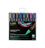 Posca Posca paintmarker PC-5M set 8 markers metallic kleuren