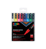 Posca Posca paintmarker PC-3M, set 8 markers in assorti