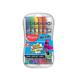 Maped Maped plakkaatverf Color'Peps 12ml 12 tubes in plastic etui