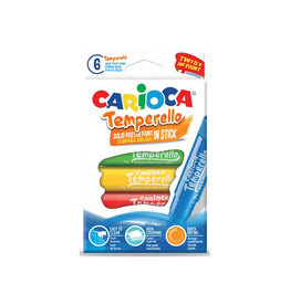 Carioca Carioca plakkaatverfsticks Temperello, doos  6st in assorti