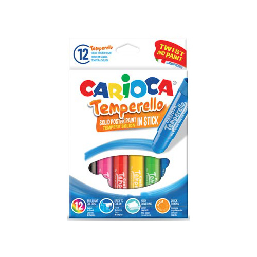 Carioca Carioca plakkaatverfstick Temperello, kartonnen etui van 12 stuks
