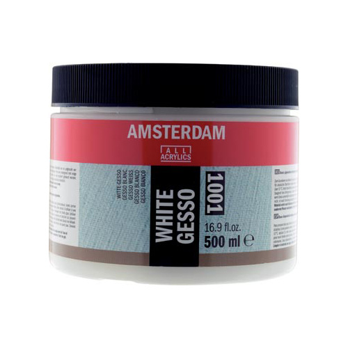 Amsterdam Amsterdam witte gesso, fles van 500 ml