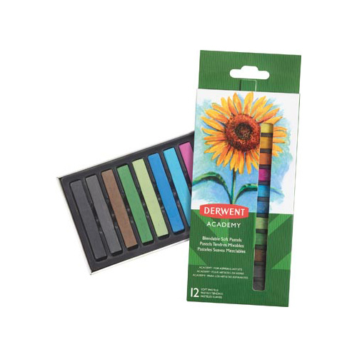 Derwent Derwent softpastels Academy , blister van 12st in assorti