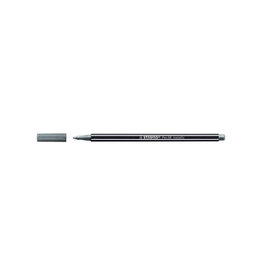 Stabilo STABILO Pen 68 metallic viltstift, zilver