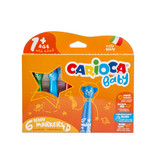 Carioca Carioca viltstift Baby Teddy, doos van 6st in assorti