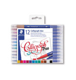 Staedtler Staedtler kalligrafiepen Calligraph duo doos 12st in assorti