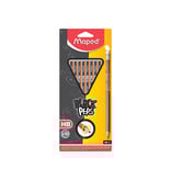 Maped Maped Black'Peps potlood met gum HB, blister met 10 stuks
