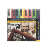 Securit Securit krijtmarker medium, etui van 8 stuks in geassorteerde kleuren