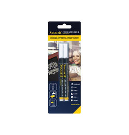 Securit Securit Krijtmarker F Wit Bls2 [1st]