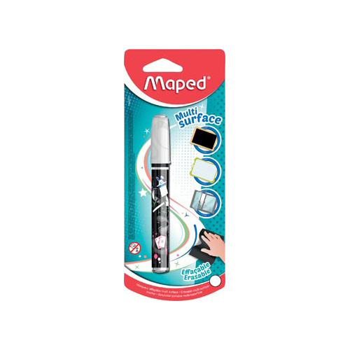 Maped Maped krijtmarker, 1 stuk op blister, wit