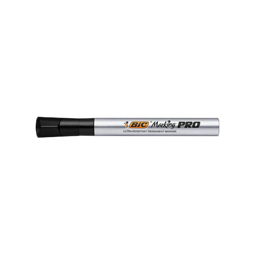 Bic Bic markeerstift Marking Pro, ronde punt, zwart [12st]