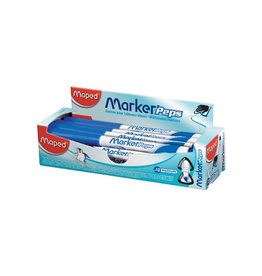 Maped Maped whiteboardmarker Marker'Peps, doos van 12 stuks, blauw