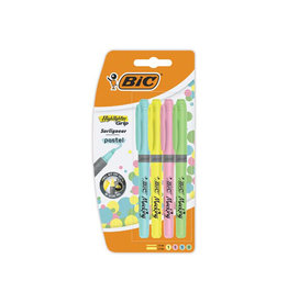 Bic Highlighter Grip Pastel Bls4 [1st]