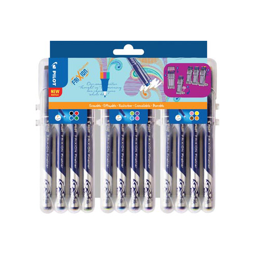 Pilot Pilot fineliner Frixion, geassorteerde kleuren, set van 12st