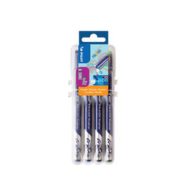 Pilot Pilot fineliner Frixion Basic, geassorteerde kleuren, set van 4 stuks