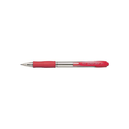 Pilot Pilot balpen Super Grip rood — levering per 12