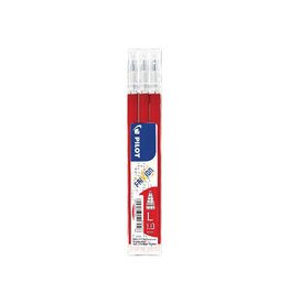 Pilot Pilot balpenvulling FriXion Ball/Clicker, rood, etui van 3 stuks