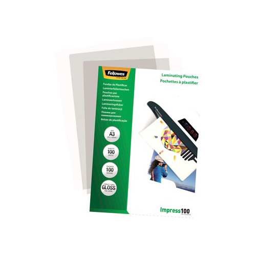 Fellowes lamineerhoes Impress100 ft A5, 200 micron (2 x 100 micron), pak van 100 stuks