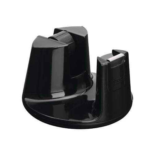 Tesa Tesa plakbandafroller Easy Cut Compact, voor rollen van ft 33 m x 19 mm, zwart