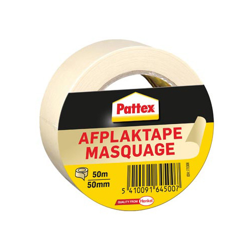 Pattex Pattex afplaktape, lengte 50 m, breedte 50 mm