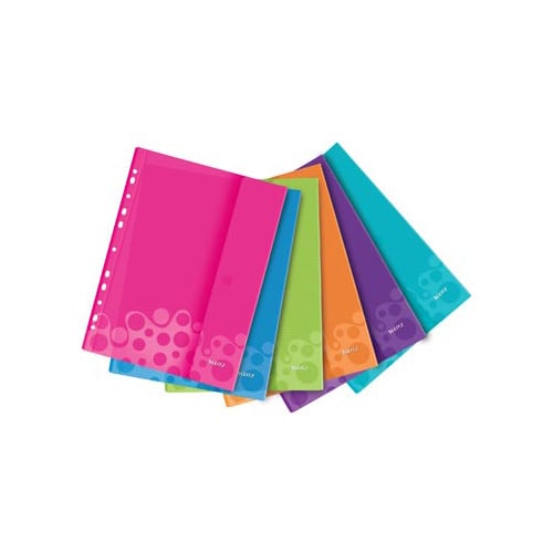 Leitz Leitz WOW geperforeerde showtas A4, uit PP, geassorteerde kleuren