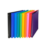 Exacompta Exacompta ringmap ondoorschijnend, ft A4, 2 ringen van 1,5 cm, geassorteerde kleuren