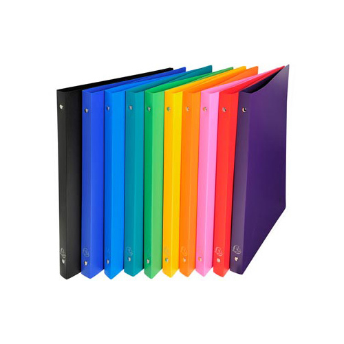 Exacompta Exacompta ringmap ondoorschijnend, ft A4, 2 ringen van 1,5 cm, geassorteerde kleuren