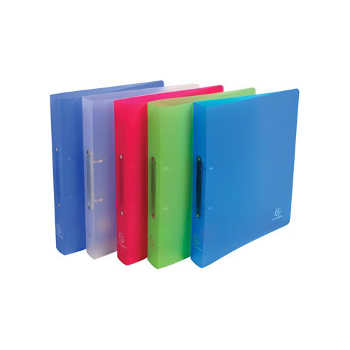 Exacompta Exacompta ringmap Chromaline ft A4 maxi, 2 ringen van 3 cm, geassorteerde kleuren