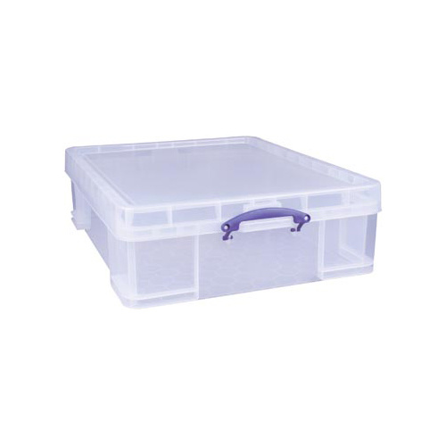 Really Useful Box Really Useful Box 70 liter, transparant, per stuk verpakt in karton