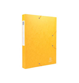 Exacompta Exacompta Elastobox Cartobox rug van 4 cm, geel, kwaliteit 7/10e