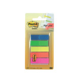 Post-it Post-it Notes Index Translucent 12x43mm  20 tabs per kleur
